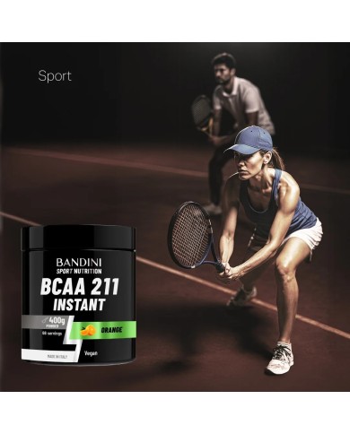 BCAA 2:1:1 pure powder in 400 g orange flavour - Sport nutrition
