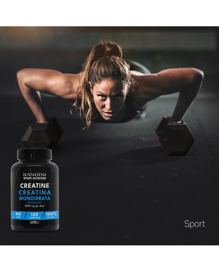 Creatine Monohydrate 120 Tablets for Gym and Sport