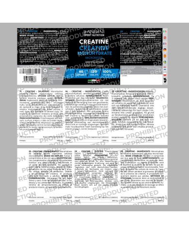 Creatine Monohydrate 120 Tablets for Gym and Sport