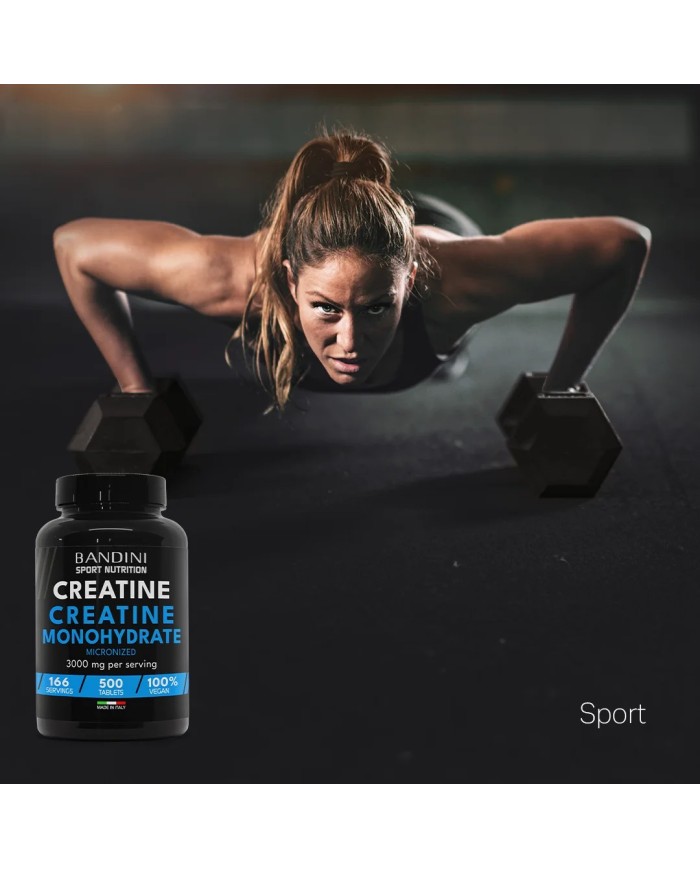 Creatine Monohydrate 500 Tablets - Sport Food Supplement
