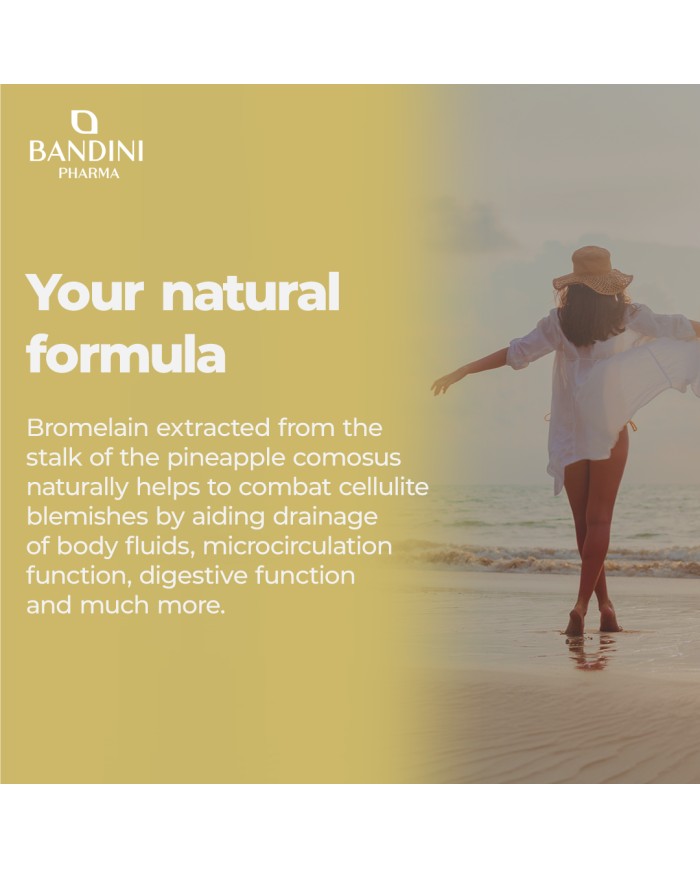 Bromelain 180 Capsules - digestive function, microcirculation