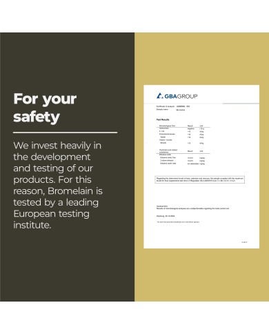 Bromelain 180 Capsules - digestive function, microcirculation