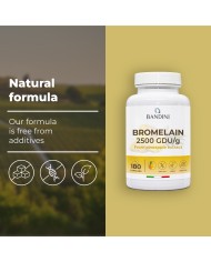 Bromelain 180 Capsules - digestive function, microcirculation