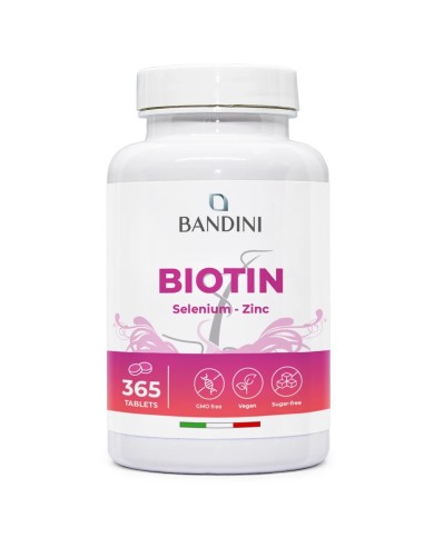 Biotin Deluxe 365 Tablets - Hair, skin, and nails manteinance