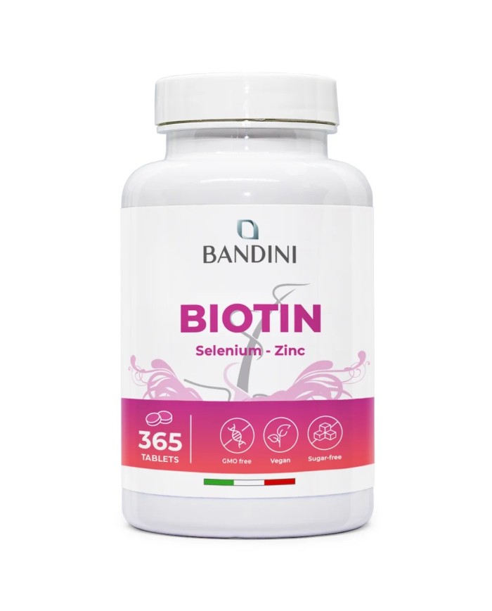 Biotin Deluxe 365 Tablets - Hair, skin, and nails manteinance