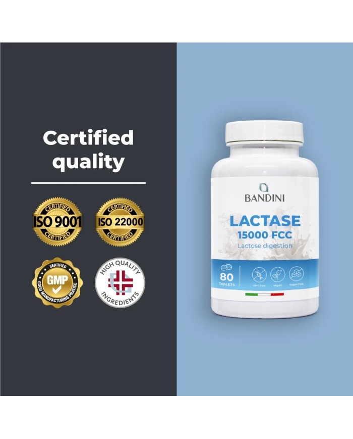 Lactase 15.000 FCC – 80 tablets