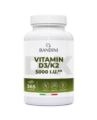 Vitamin D3 K2 5000 IU - 365 tablets for bones and teeth
