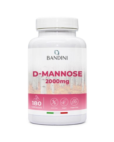 D-mannose 180 capsules - Supplement for cystitis