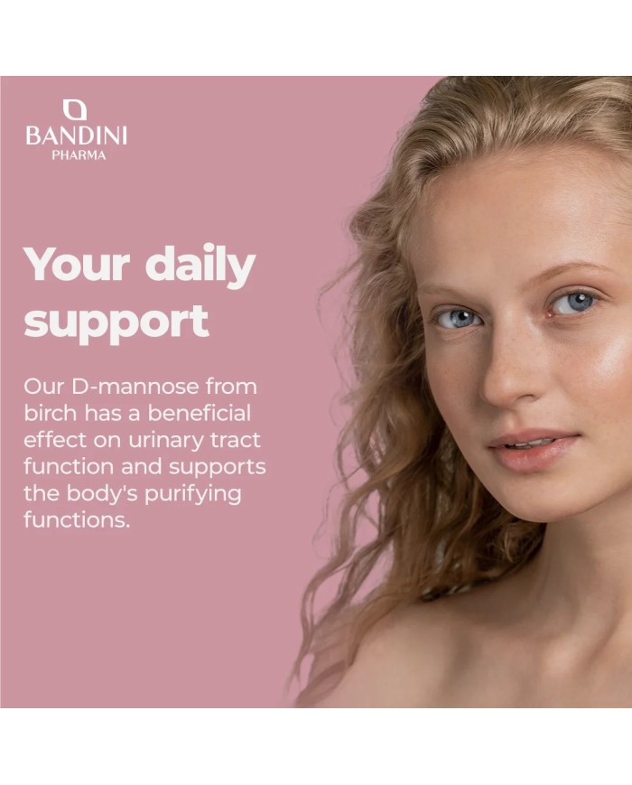 D-mannose 180 capsules - Supplement for cystitis