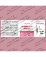 D-mannose 180 capsules - Supplement for cystitis