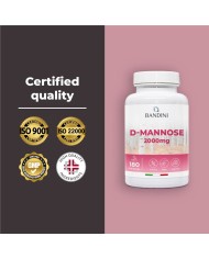 D-mannose 180 capsules - Supplement for cystitis