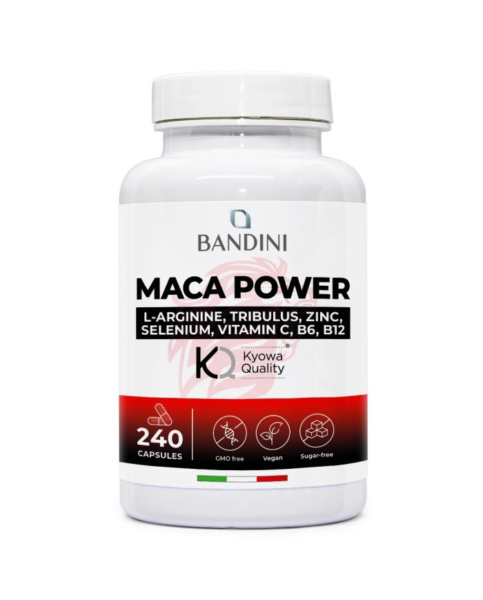 Maca Power 240 high-dose capsules with Arginine and Tribulus