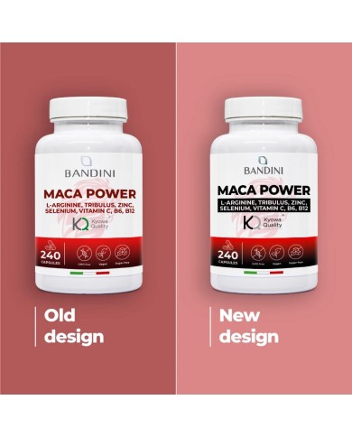 Maca Power 240 high-dose capsules with Arginine and Tribulus
