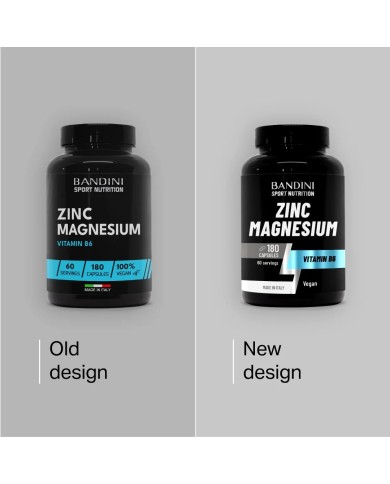 Zinc and Magnesium 180 capsules with vitamin B