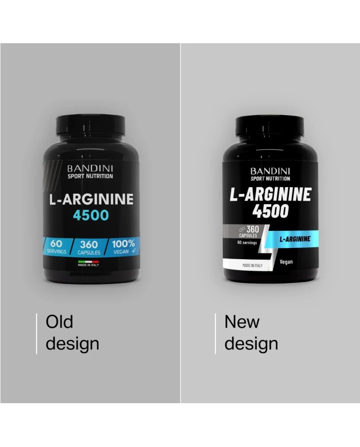 L-Arginine 4500mg - Arginine hydrochloride 360 capsules