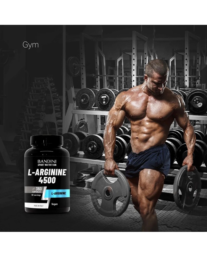 L-Arginine 4500mg - Arginine hydrochloride 360 capsules