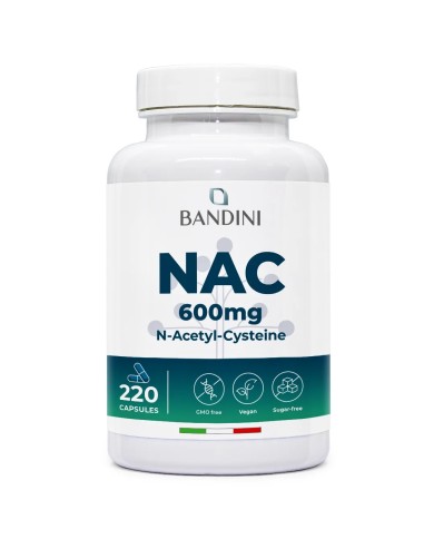 NAC N-Acetyl-Cysteine 600mg | 220 Capsules | Immune system