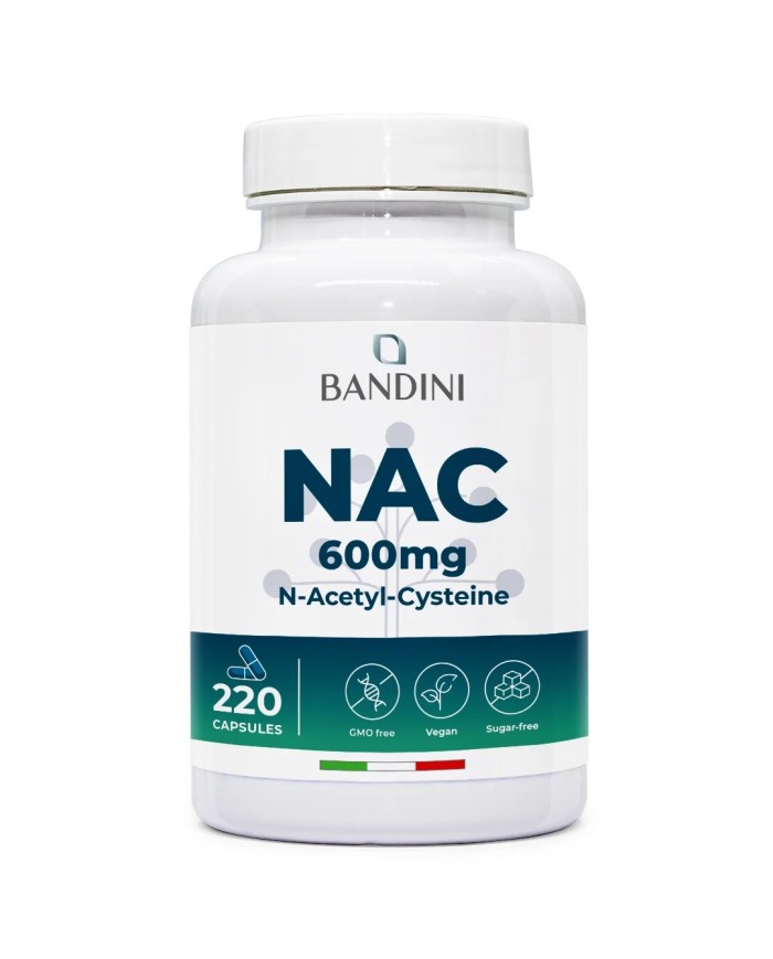 NAC N-Acetyl-Cysteine 600mg | 220 Capsules | Immune system
