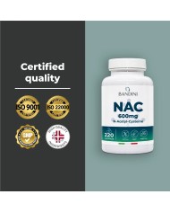 NAC N-Acetyl-Cysteine 600mg | 220 Capsules | Immune system