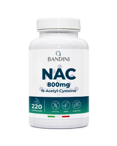 NAC N-Acetyl-Cysteine 800mg | 220 Capsules | Immune Defence