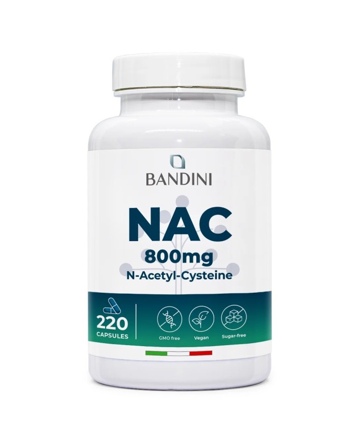 NAC N-Acetyl-Cysteine 800mg | 220 Capsules | Immune Defence