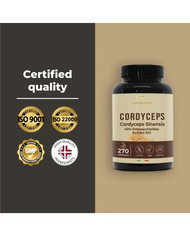 Cordyceps Sinensis 270 Capsules | Energy & Immune booster