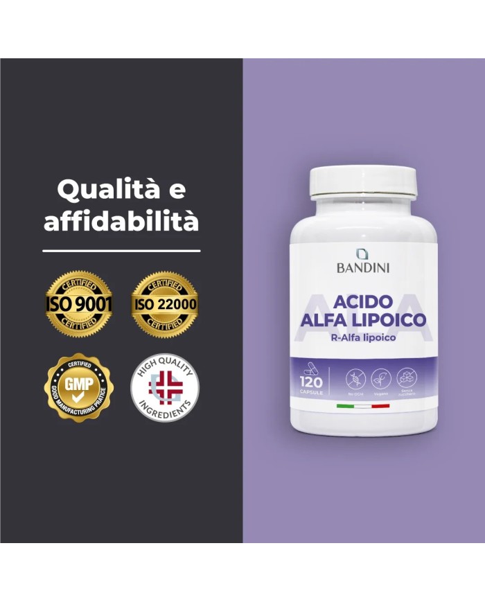 Alpha Lipoic Acid 650 mg 120 capsules | Natural antioxidant