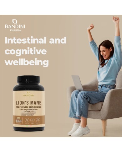 Lion's Mane 365 tablets - Intenstinal and cognitive health