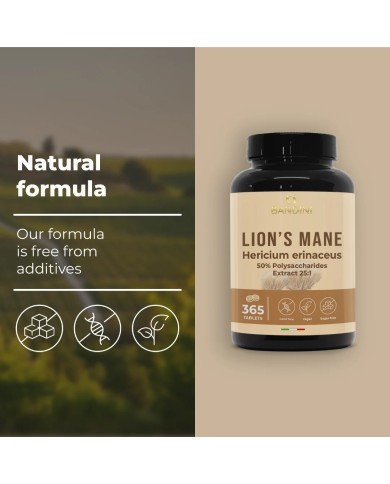 Lion's Mane 365 tablets - Intenstinal and cognitive health