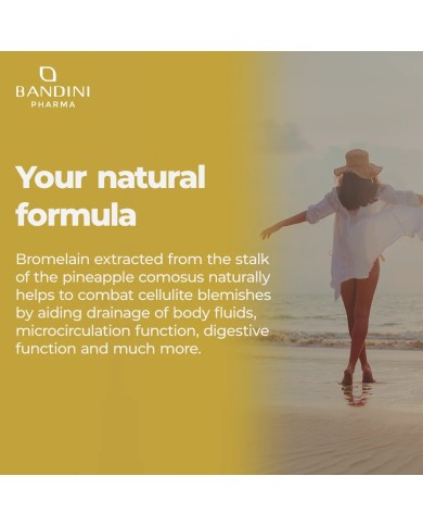 Bromelain supplement 200 tablets - Draining pineapple extract