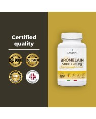 Bromelain supplement 200 tablets - Draining pineapple extract