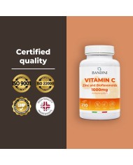 Vitamin C 1000mg 210 tablets food supplement with Zinc