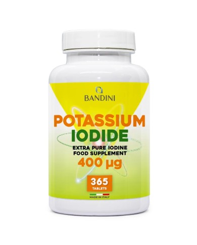 Potassium Iodide 365 tablets | Iodine high dosage for thyroid