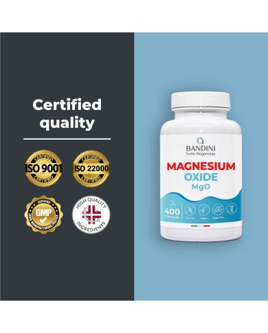 Magnesium Oxide 400 capsules | Support for Digestion