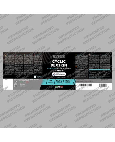 Cyclic dextrin powder 1 kg - Dextrin Cluster for Sport