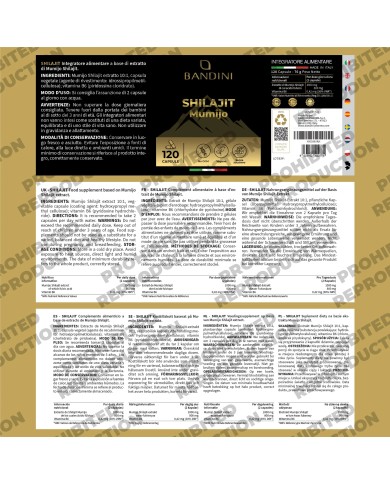 Shilajit in capsules with Vitamin B6 - Pure Himalayan