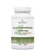 Glucomannan high strength capsules with B3, Chromium, Inulin
