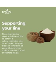 Glucomannan high strength capsules with B3, Chromium, Inulin