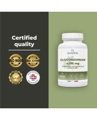 Glucomannan high strength capsules with B3, Chromium, Inulin