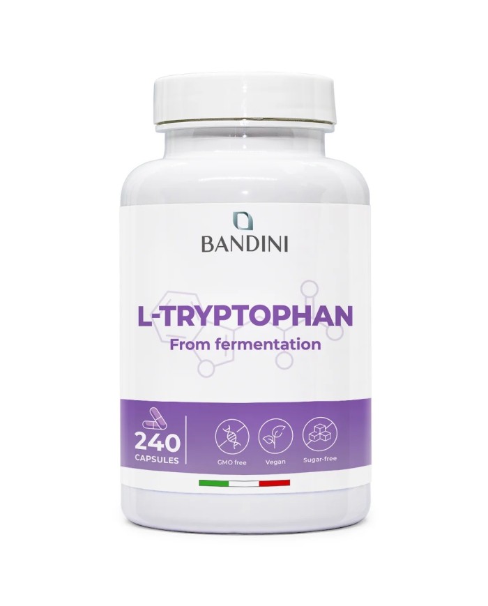 L tryptophan 240 capsules for sleep and mental wellbeing