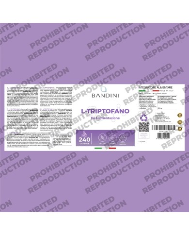 L tryptophan 240 capsules for sleep and mental wellbeing