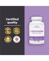 L tryptophan 240 capsules for sleep and mental wellbeing