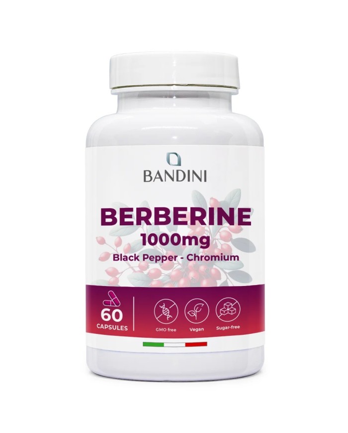 Berberine 60 capsules for digestive and liver health