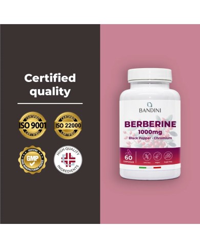 Berberine 60 capsules for digestive and liver health
