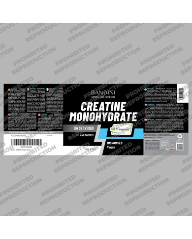 Creatine Creapure © 240 tablets | Bandini Sport Nutrition