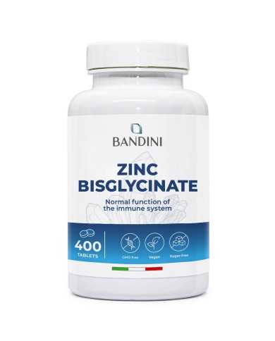 Zinc Bisglycinate 400 tablets | Bone, hair, nail & immune health