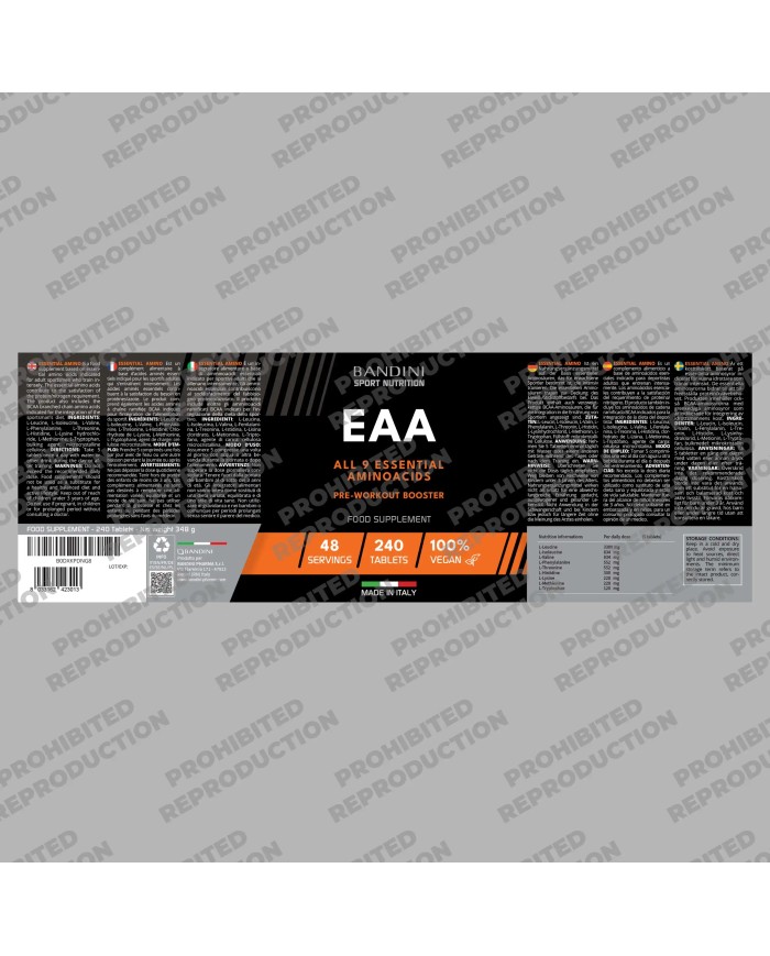 EAA 240 tablets for muscle mass growth