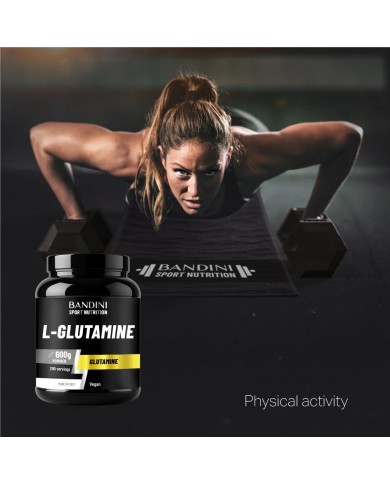Glutamine powder 600g - Amino acid for muscle recovery