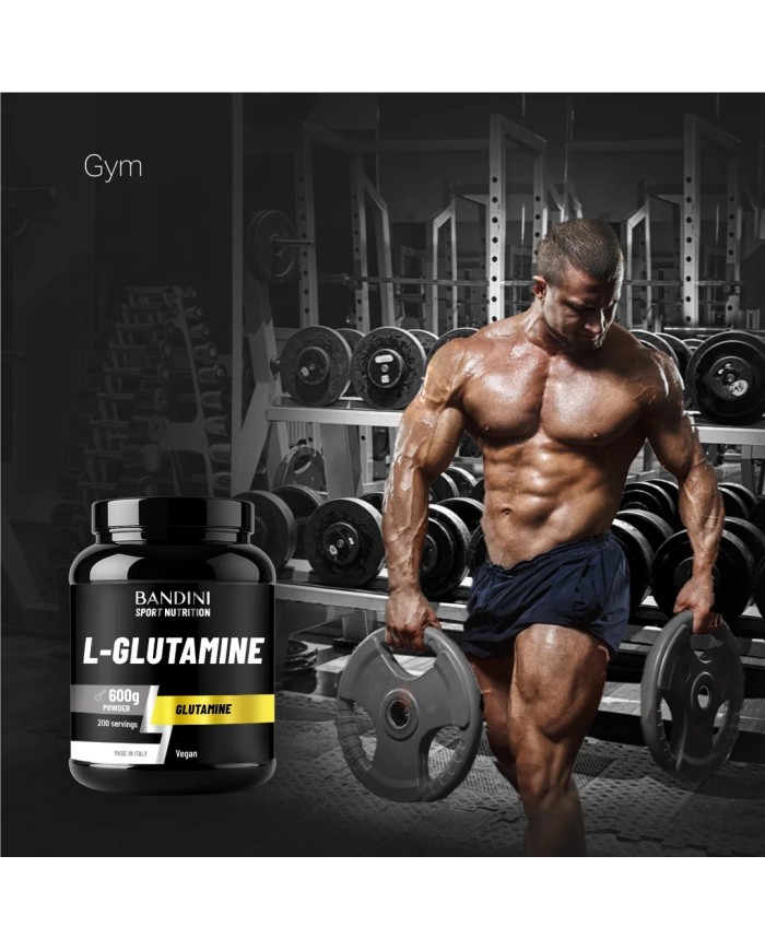 Glutamine powder 600g - Amino acid for muscle recovery