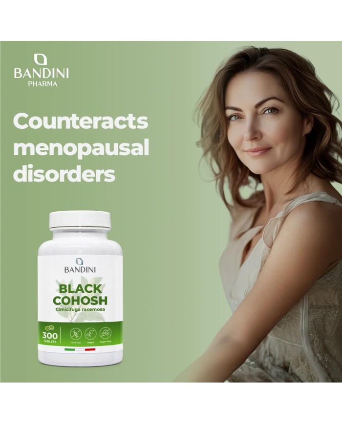 Black cohosh Racemosa tablets for menopausal symptoms